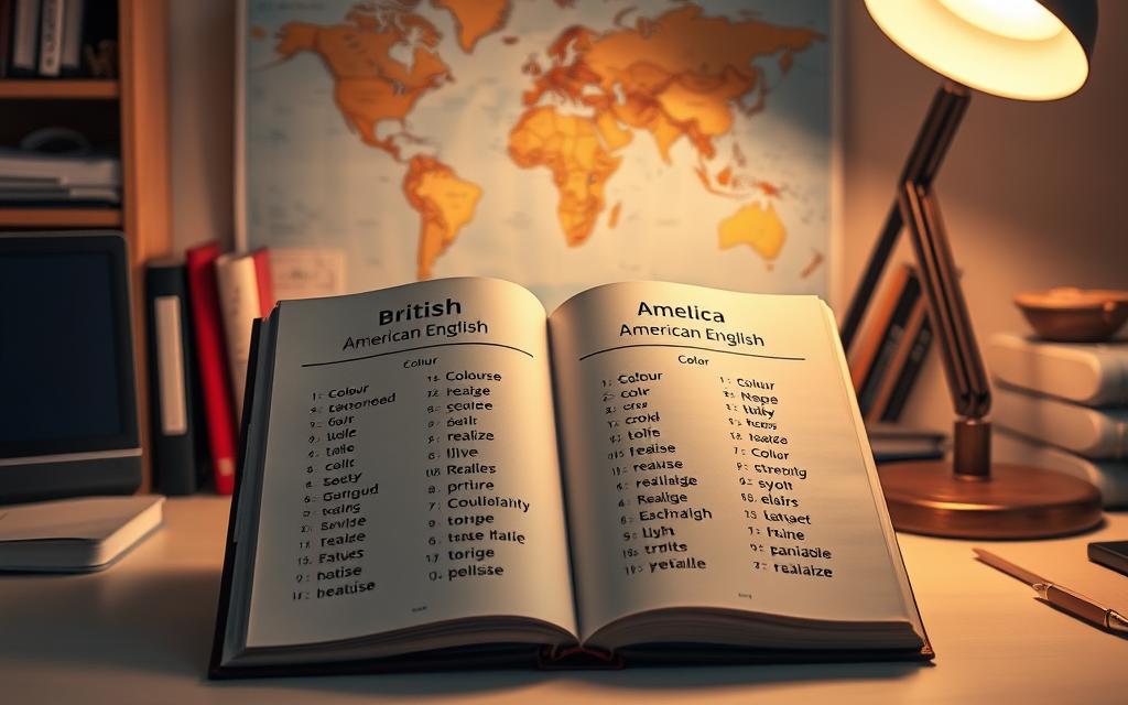 British English spelling differences