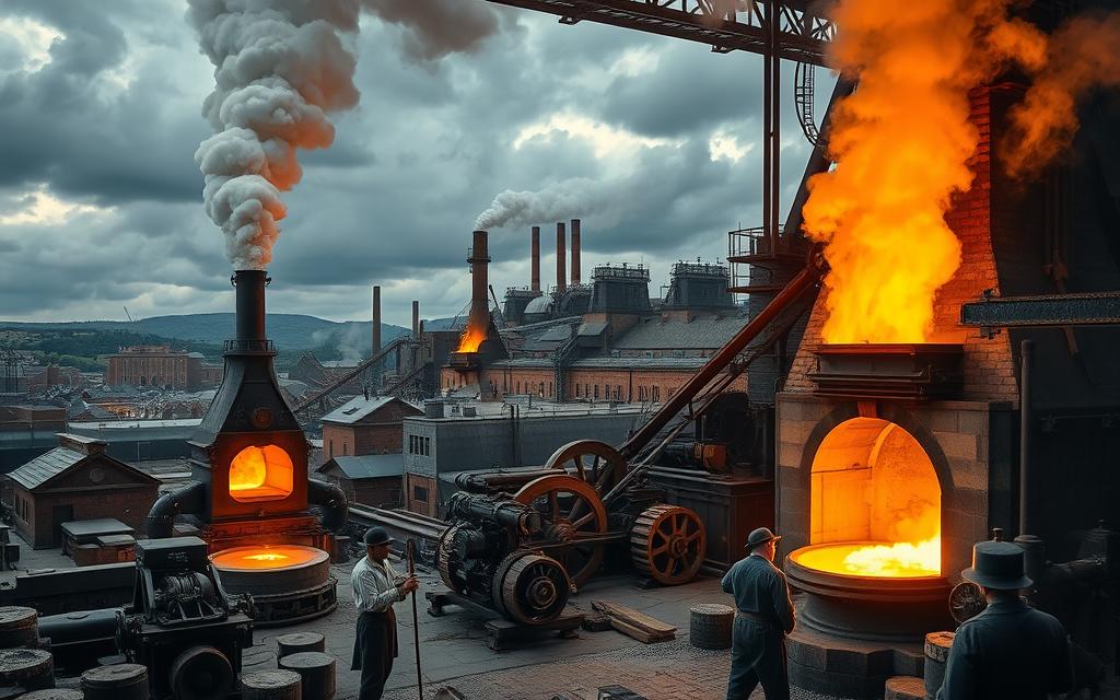 iron production Industrial Revolution